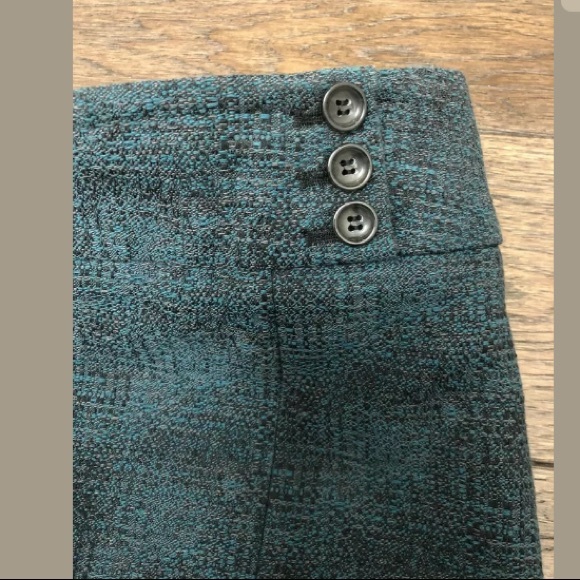 Ann Taylor Straight Tweed Multi-Color Skirt Size 4 - Picture 3 of 8